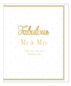 Blahoželanie FABULOUS MR & MRS