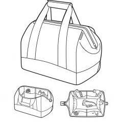 Cestovná taška Reisenthel - Allrounder L Bloomy