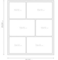 Fotorám Baby 6 white 26188