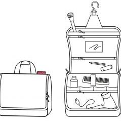 Kozmetická taška Toiletbag XL Dots