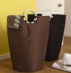 Looplaundry basket hnedý