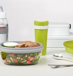 Šalátový box biely