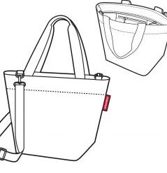 Taška Shopper XS baroque taupe