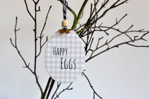 Dekoračné vajíčko Happy eggs.