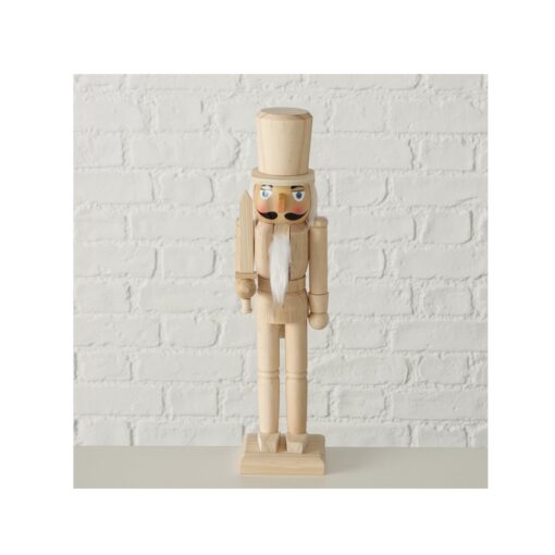Drevený Luskáčik s mečom 38cm