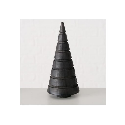 Drevená dekorácia - STROMČEK čierny 15cm