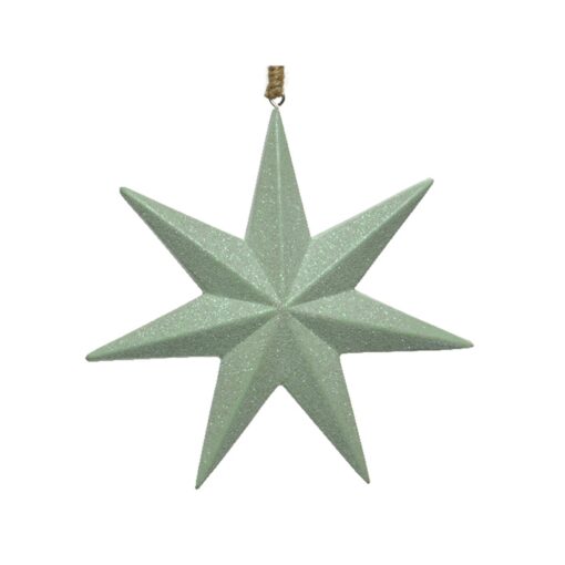 vianocna-ozdoba-hviezda-zelena-16cm