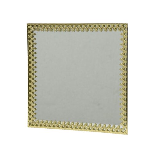dekorac-podlozka-zrkadlo-10x10cm-zlata