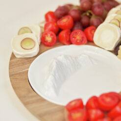 Drevený podnos s miskou HORY 35cm