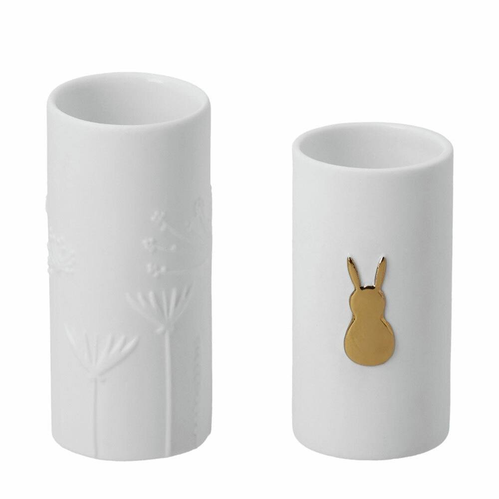 Set porcelánových vázičiek ZAJAČIK