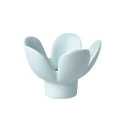 Porcelánový svietnik KVET modrý 8cm