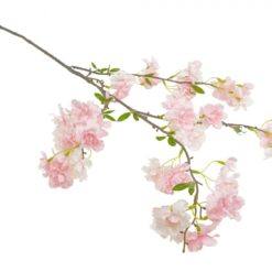 Umelá vetvička Čerešňa 100 cm ružová