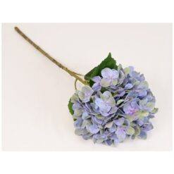 Umelý kvet - Hortenzia 55 cm modrá