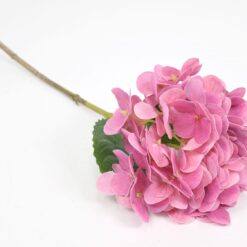 Umelý kvet - Hortenzia 44 cm ružová
