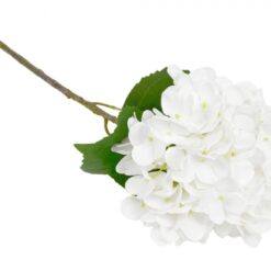 Umelý kvet - Hortenzia 55 cm biela